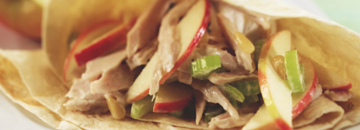 Mission Wrap de pavo y manzana