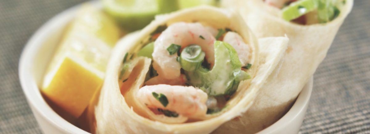 Mission Wrap de cocktail de gambas