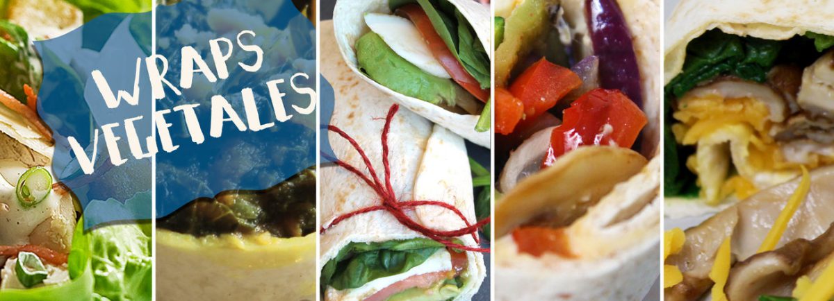 5 RECETAS DE WRAPS CON VEGETALES
