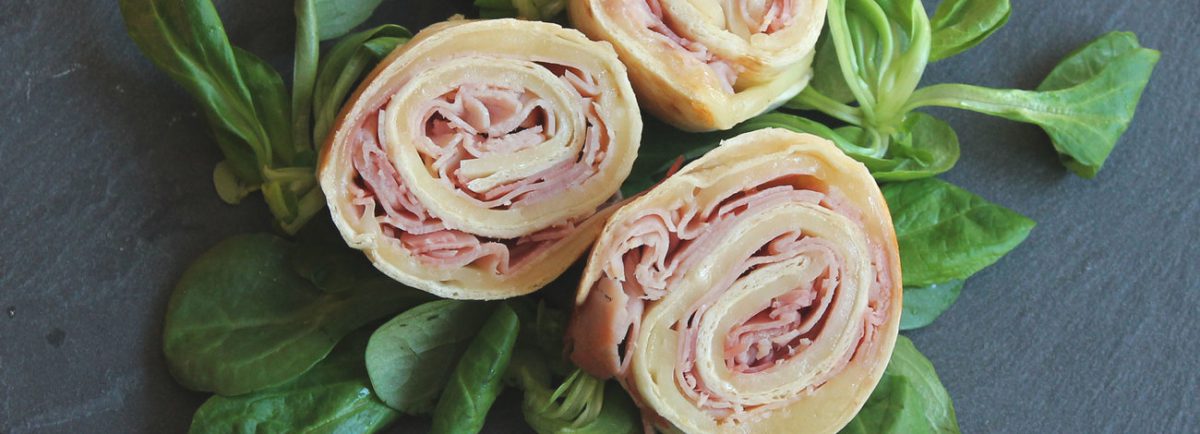 ROLLITOS DE JAMÓN Y QUESO