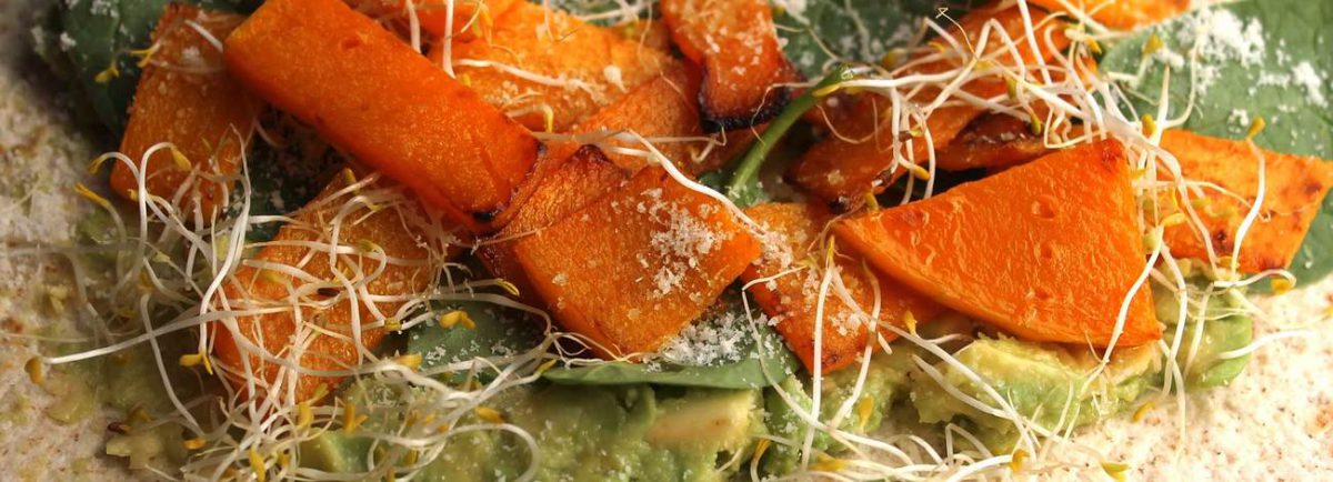 WRAP DE CALABAZA RECETA HALLOWEEN
