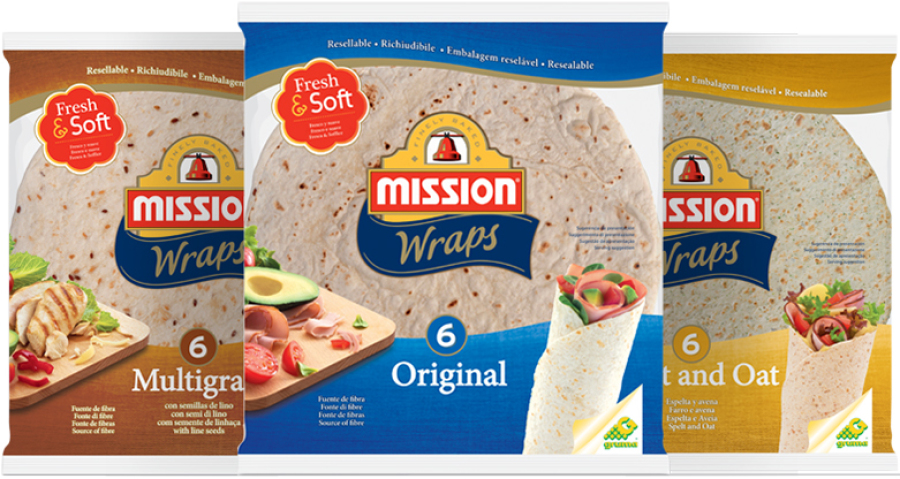 Mission wraps variedades tipos