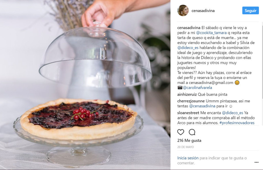 tarta de queso cenas adivina