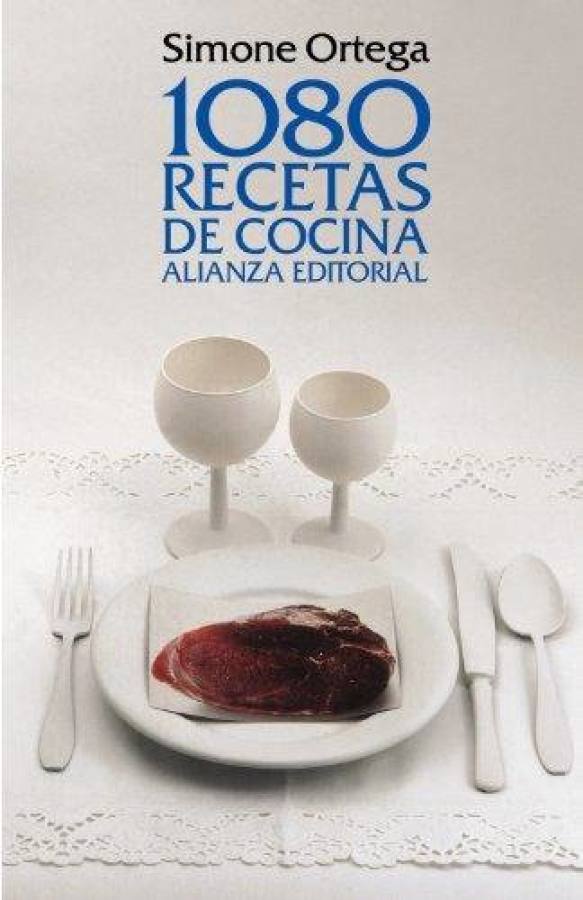 libro 1080 recetas de cocina simone ortega alianza editorial